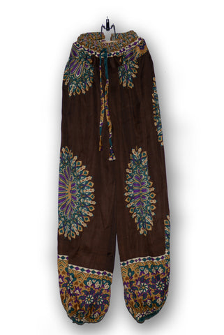 Brown floral pantaloon