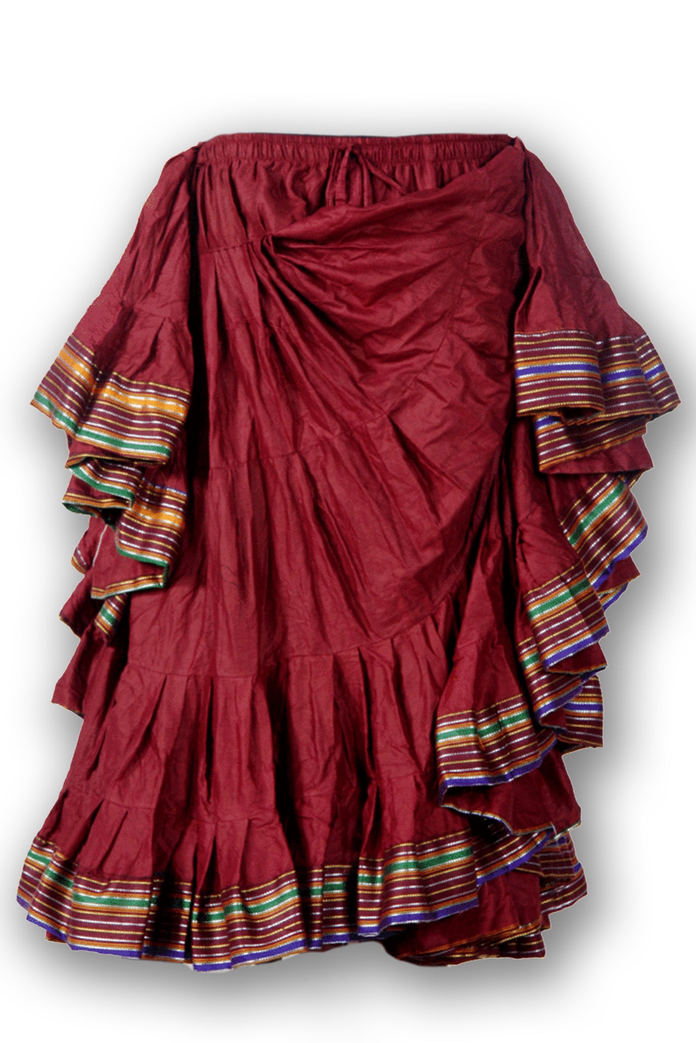 Light brown cotton skirt with aishwarya border