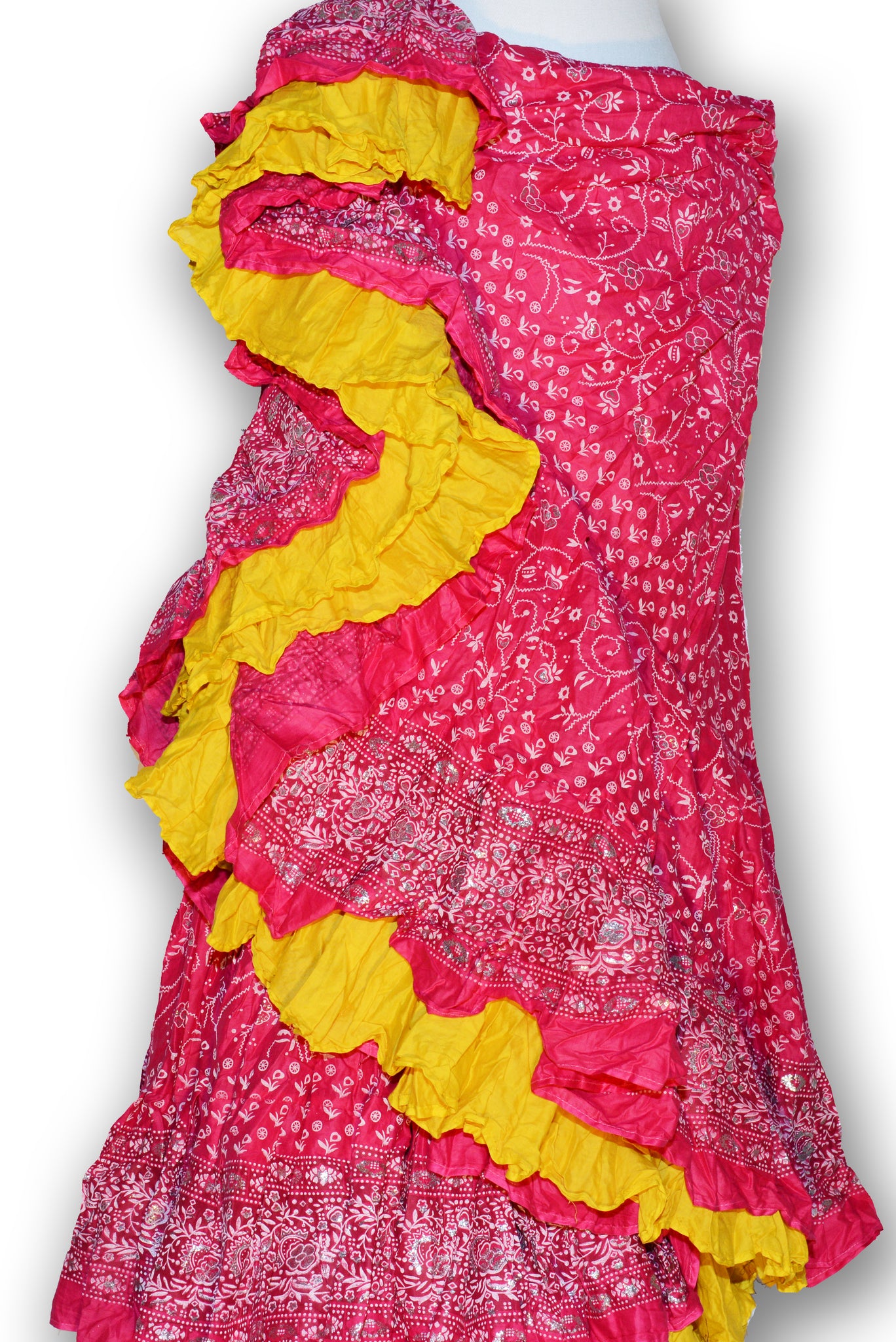 Combodeal -  bright pink jodha maharani skirt