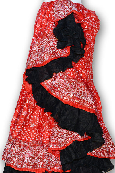 Combodeal - Red jodha maharani skirt